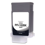 Compatible Photo Black Ink, Replacement for PFI-102 (0895B001AA), 130 mL