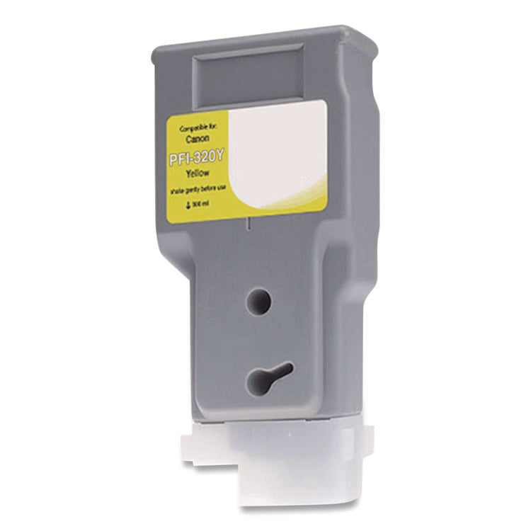 Compatible Yellow Ink, Replacement for PFI-320 (PFI-320Y), 330 mL