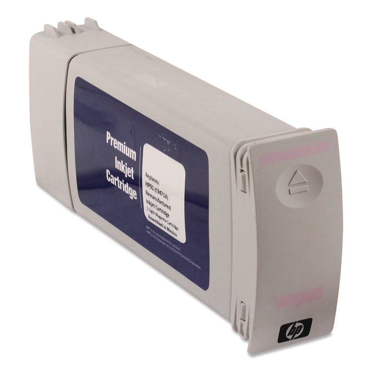 Remanufactured Light Magenta High-Yield Ink, Replacement for 91 (C9471A) 775 mL