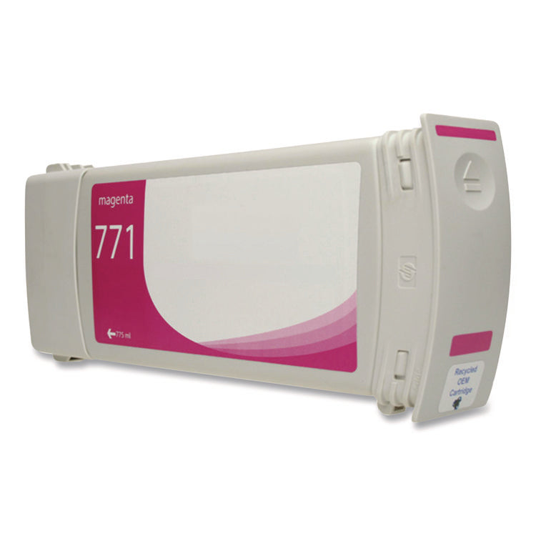 Remanufactured Magenta Ink, Replacement for 771 (CE039A, B6Y17A) 775 mL