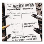 All-Weather Wire-O Notebook, 1-Subject, Universal: Narrow Rule and Quadrille Rule, Black Cover, (32) 7 x 4.63 Sheets