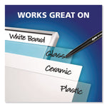 Wet Erase Markers, Fine Needle Tip, Assorted, 8/Pack