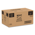 Compostable Paper Dinnerware, ProPlanet Seal, Plate, 10" dia, White, 500/Carton