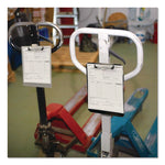 Plastic Magnetic Clipboard, 1.5" Clip Capacity, Holds 8 x 11.5 Sheets, Black