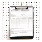 Plastic Magnetic Clipboard, 1.5" Clip Capacity, Holds 8 x 11.5 Sheets, Black
