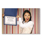 Foil Border Certificates, 8.5 X 11, Ivory/silver, Braided With Silver Border, 15/pack