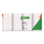 Kitchen Roll Paper Towels, 2-Ply, White, 10.5 x 11, 75 Sheets/Roll, 4 Triple Rolls/Pack, 6 Packs/Carton