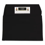 Elastic-Back Seat Sack for Chairs 12" to 17" Wide, 11 x 15.5 x 14, Fabric, Black