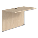 Alera Seville Series Bridge Return, 47.24w x 23.62d x 29h, Maple