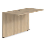Alera Seville Series Bridge Return, 47.24w x 23.62d x 29h, Oak