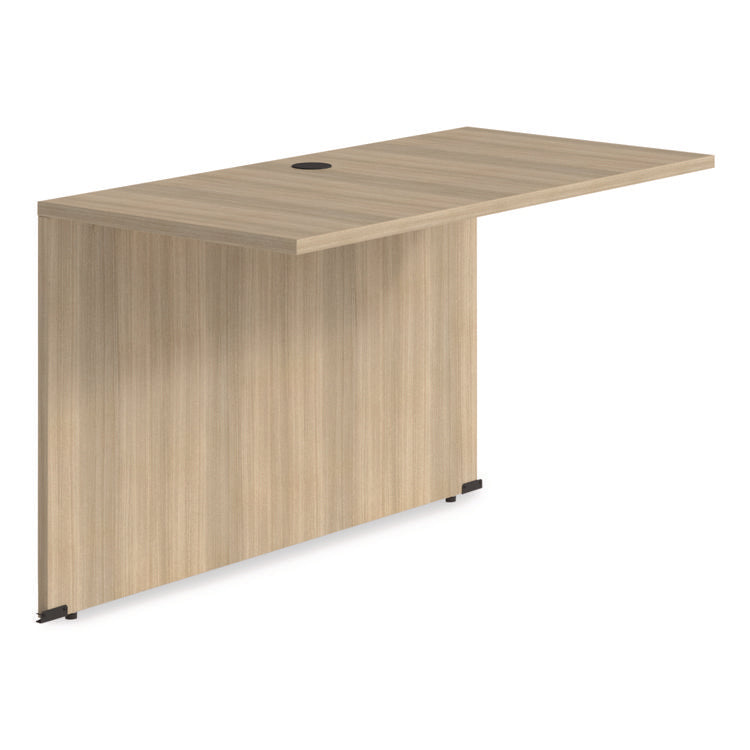 Alera Seville Series Bridge Return, 47.24w x 23.62d x 29h, Oak