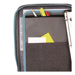 1" Carry All Zip Binder, 3 Rings, 1" Capacity, 11 x 8.5, Randomly Assorted Color