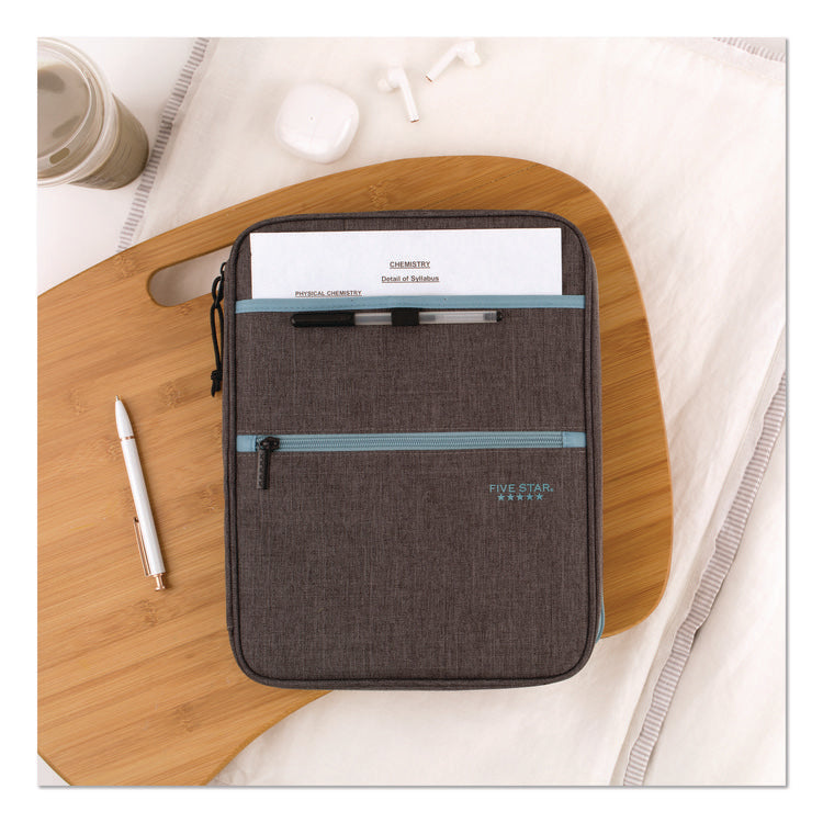 1" Carry All Zip Binder, 3 Rings, 1" Capacity, 11 x 8.5, Randomly Assorted Color