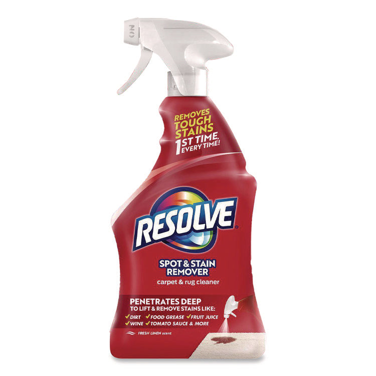 Triple Oxi Advanced Trigger Carpet Cleaner, Fresh Linen, 22 oz Spray Bottle, 12/Carton