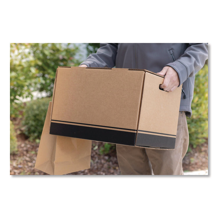 Carryout Boxes, Large Transport Box, 13.5 x 17 x 11.25, Kraft, 15/Carton
