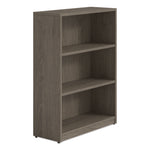 Alera Seville Series Bookcase, Three-Shelf, 35.43w x 13.78d x 48h, Walnut