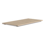 Seville Metal Leg Table Tabletop, Rectangular, 59.05w x 29.53d x 1h, Maple