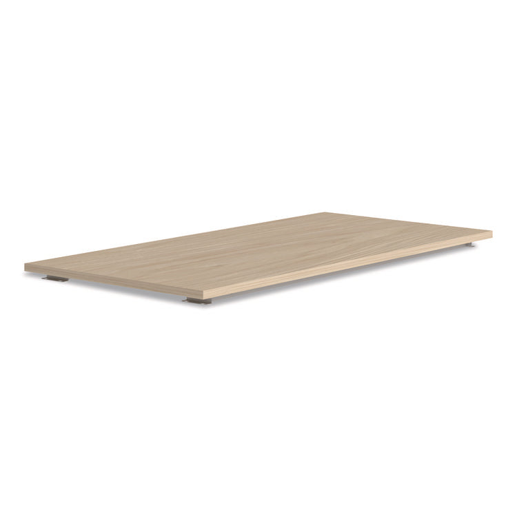 Seville Metal Leg Table Tabletop, Rectangular, 59.05w x 29.53d x 1h, Maple