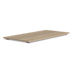 Seville Metal Leg Table Tabletop, Rectangular, 59.05w x 29.53d x 1h, Oak