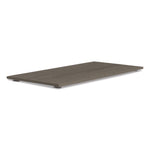 Seville Metal Leg Table Tabletop, Rectangular, 59.05w x 29.53d x 1h, Walnut