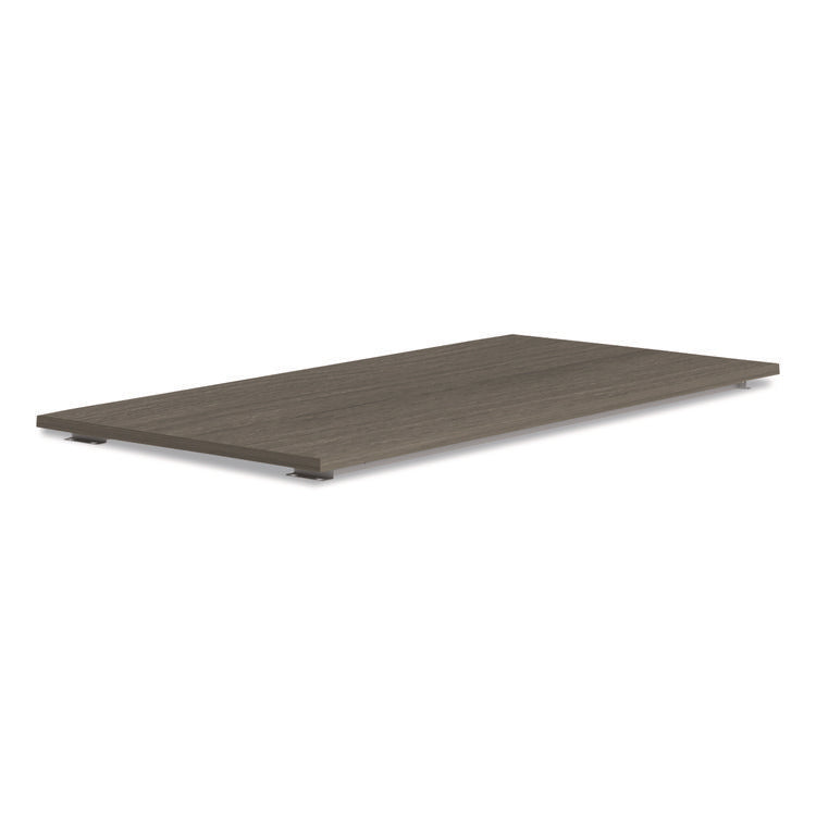 Seville Metal Leg Table Tabletop, Rectangular, 59.05w x 29.53d x 1h, Walnut