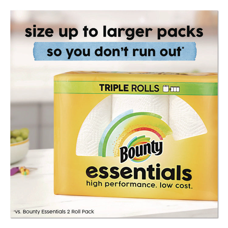 Essentials Select-A-Size Kitchen Roll Paper Towels, 2-Ply, 108 Sheets/Roll, 24 Rolls/Carton