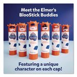 BlooStick Buddies and Disappearing Purple Glue Stick Combo Pack, 0.21 oz, Dries Clear, 12/Pack