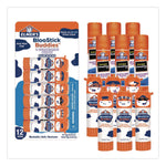 BlooStick Buddies and Disappearing Purple Glue Stick Combo Pack, 0.21 oz, Dries Clear, 12/Pack