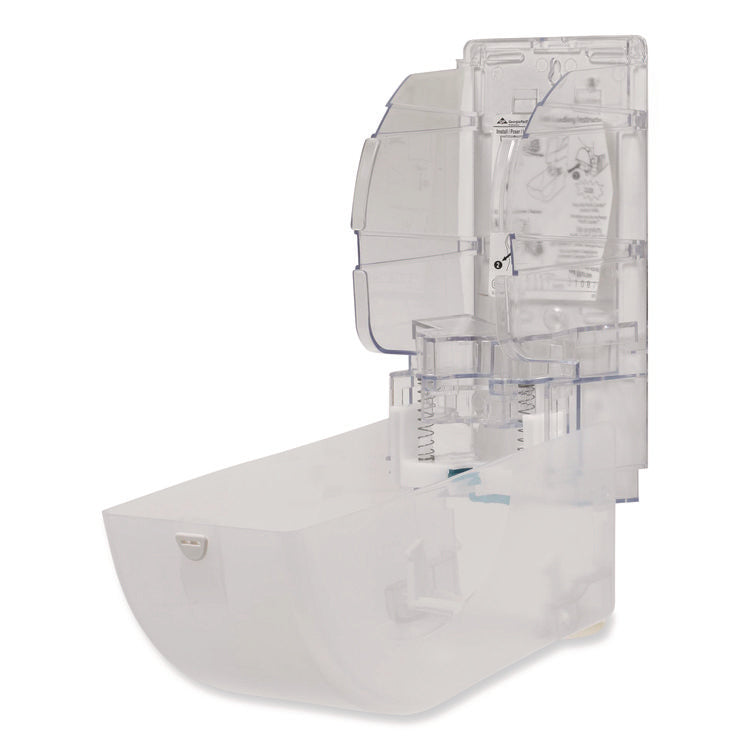 Soap Dispenser for 1,200 mL Bag-in-Box Refill, 4.6 x 5.6 x 10.7, Translucent White
