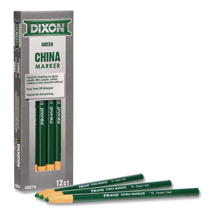 China Marker, Green, Dozen