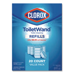 Disinfecting ToiletWand Refills, Blue/White, 4/Carton
