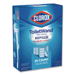Disinfecting ToiletWand Refills, Blue/White, 4/Carton