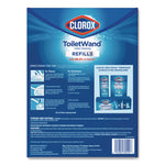 Disinfecting ToiletWand Refills, Blue/White, 4/Carton
