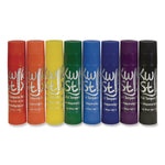 Kwik Stix Tempera Paint Set, 8 Assorted Colors, 96 Paint Sticks/Pack, 2 Packs/Carton