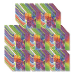 Zen Strips, Bumpy Brights Rainbow, Assorted Colors, 80/Carton