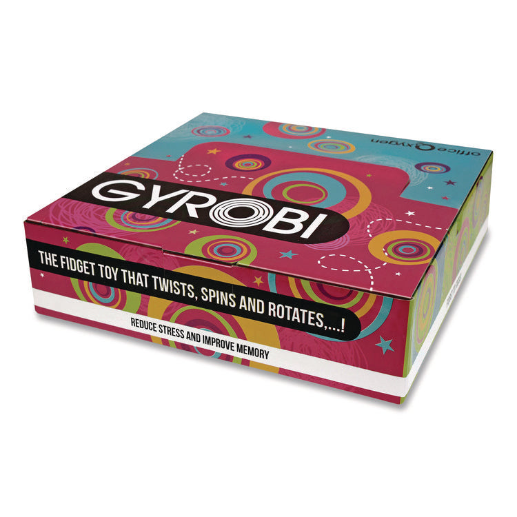 Gyrobi Fidget Toy, Small, Assorted Colors, 24/Carton