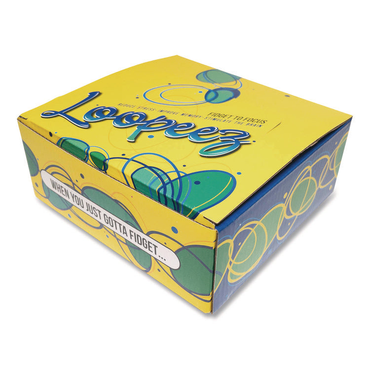 Loopeez Fidget Toy, Small, Assorted Colors, 24/Carton