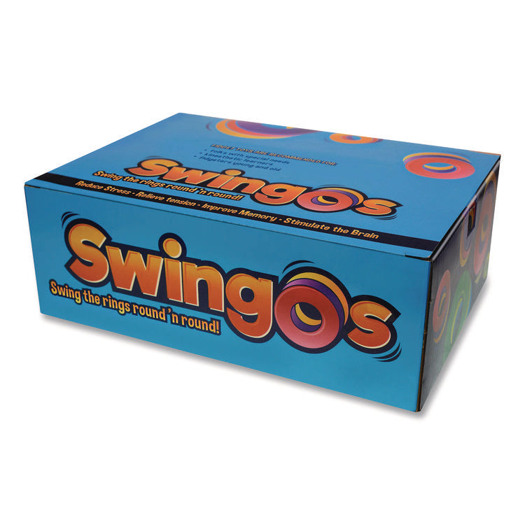 Swingos Fidget Toy, Small, Assorted Colors, 24/Carton