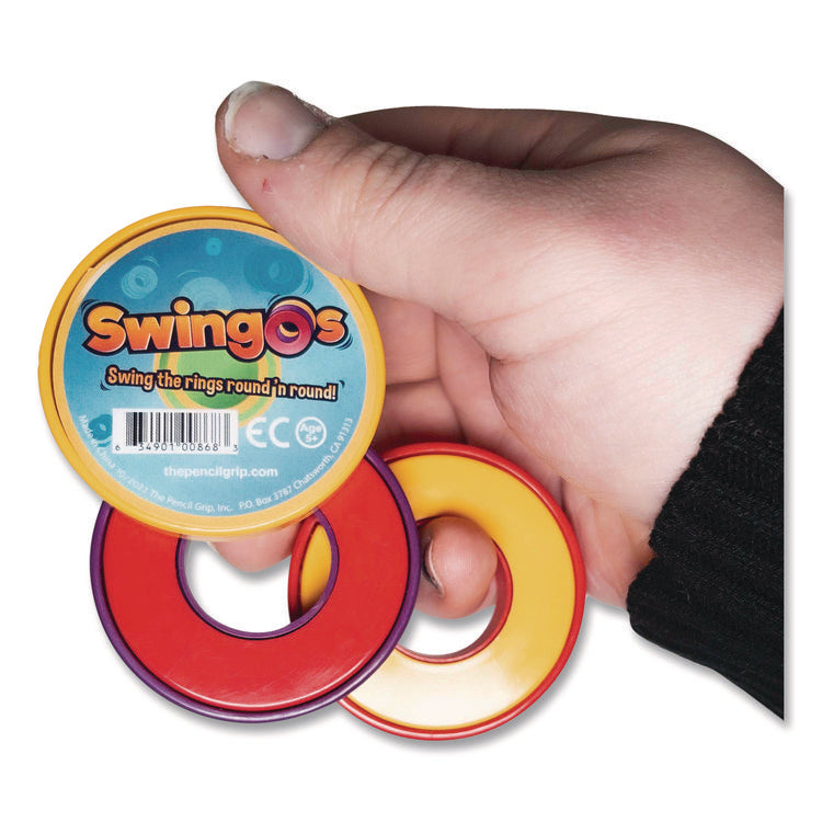 Swingos Fidget Toy, Small, Assorted Colors, 24/Carton