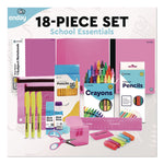 Back to School Supplies Kit for Grades K-5, Pink