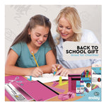Back to School Supplies Kit for Grades K-5, Pink