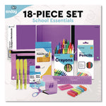 Back to School Supplies Kit for Grades K-5, Purple