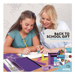 Back to School Supplies Kit for Grades K-5, Purple