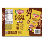 Mini Cookies, Fudge Stripes, 2 oz Pouch, 36/Box