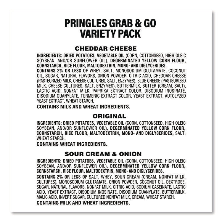 Mini Milk Chocolate and Pringles Snack Stacks Variety Combo Pack, 62 oz Bag Mini/Fun Size, (36) Cups Assorted Flavors/Bundle