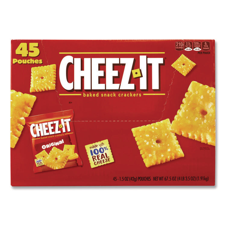 Soda Mini Variety and Cheez-It Combo Pack, (30) 7.5 oz Cans Assorted Flavors, (45) 1.5 oz Pouch Original Cheez-It/Bundle