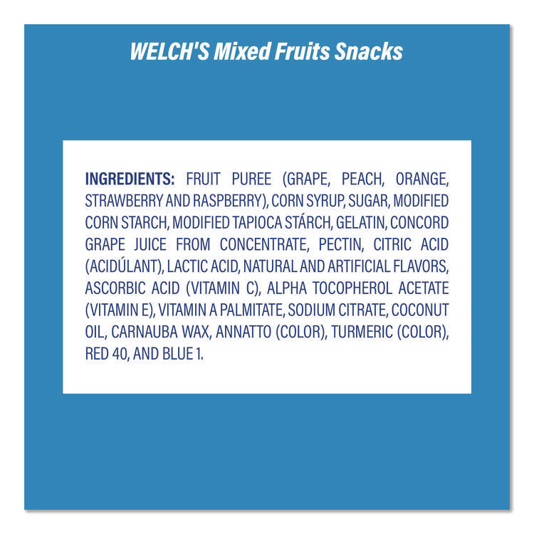 Doritos Nacho Cheese Tortilla Chips and Welch's Mixed Fruit Snacks, (50) 1oz Bag Chips, (66) 0.8 oz Pouch Fruit Snacks/Bundle