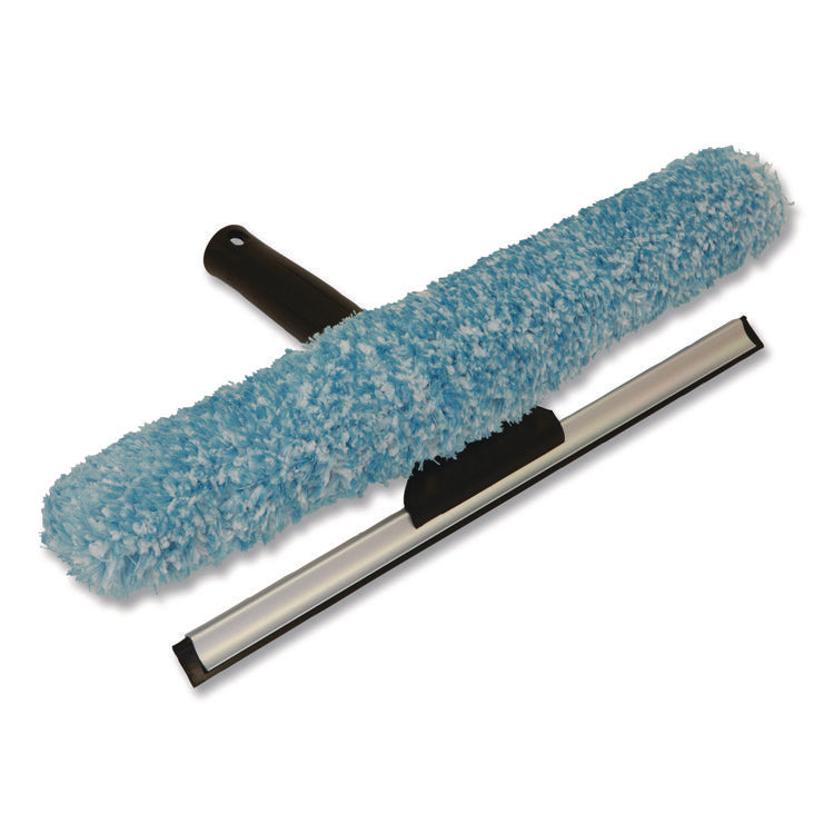 Combo Window Washer and Squeegee, 12" Wide Blade, Black
