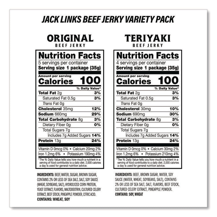 Sunchips and Jack Link's Beef Jerky Variety Pack, (30) 1.5 oz Bags, (9) 1.25 oz Snack Packs, Assorted Flavors/Bundle