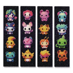 Zen Strips, Sandy Cuties, Purple/Multicolor, 80/Carton